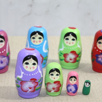 4'lü Ahşap Matruşka